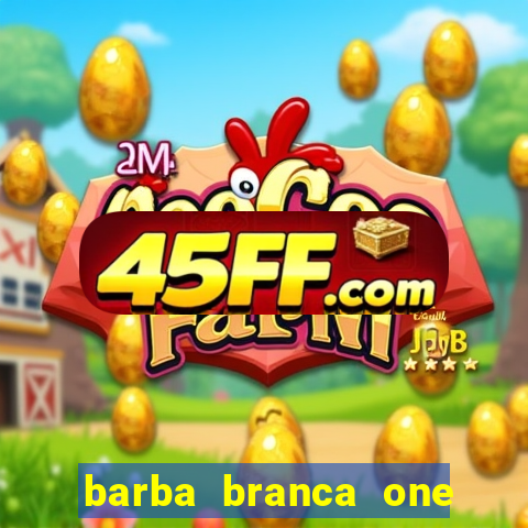 barba branca one piece tatuagem